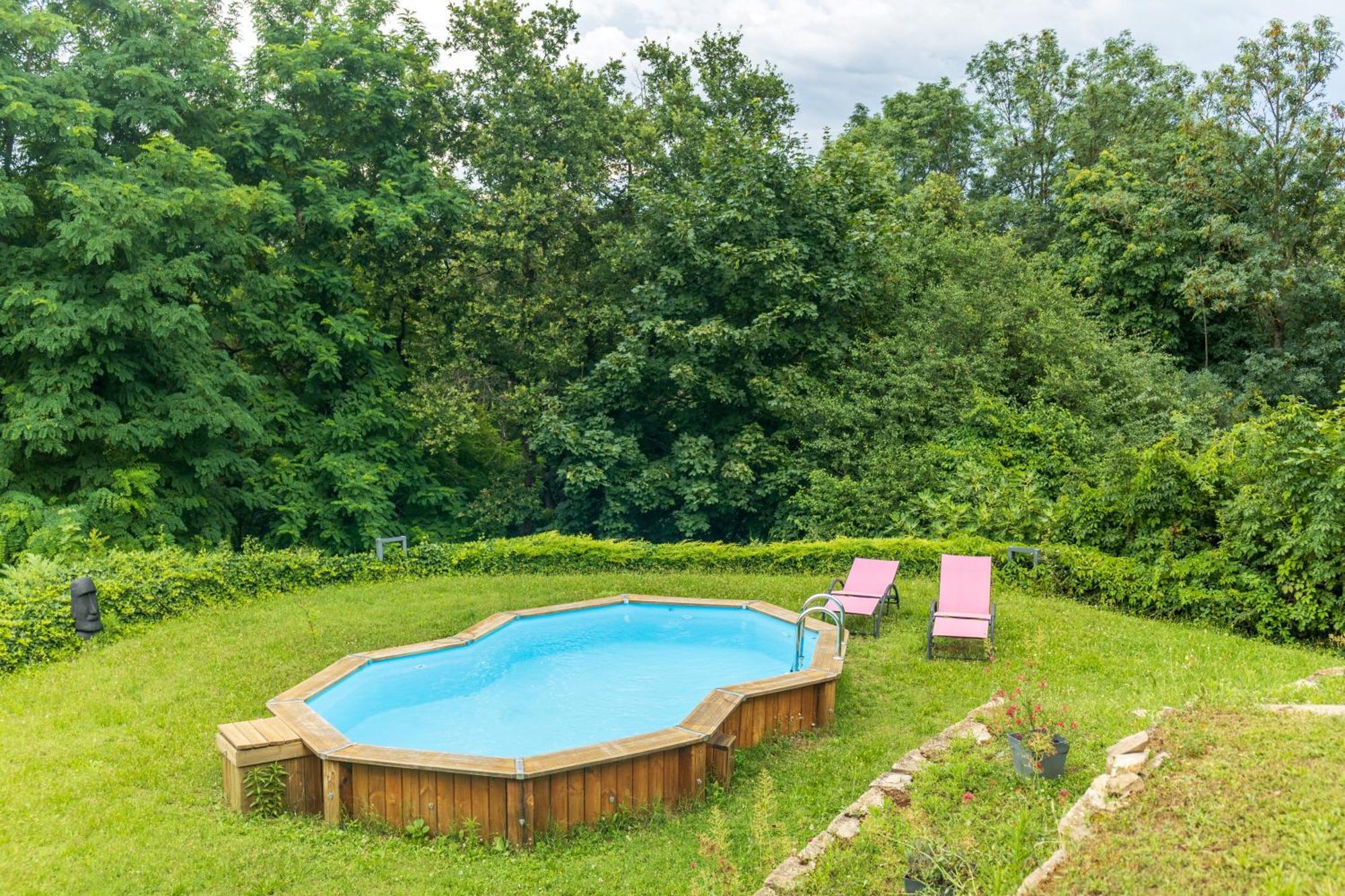 Comme Dans Un Ecrin - T2 De 50 M² Avec Jardin, Terrasse Et Piscine Leilighet Vernaison Eksteriør bilde